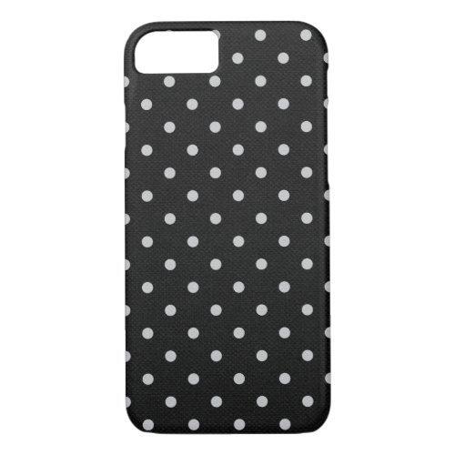 black and white polka dot iPhone 87 case