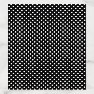 Black and White Polka Dot Envelope Liner