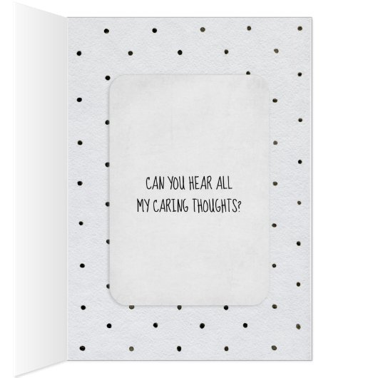 black and white polka dot flower (Inside (Right))