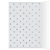 black and white polka dot flower cards (Inside (Left))