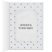 black and white polka dot flower cards (Inside (Right))