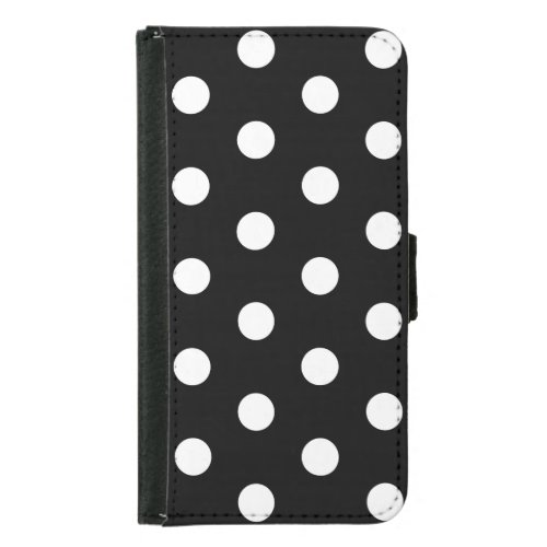 Black and White Polka Dot iPad Case