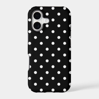 Black And White Polka Dot iPhone 17 Case