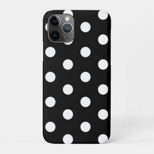 Black and White Polka Dot iPhone Case