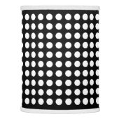 Black And White Polka Dot Lamp Shade (Left)
