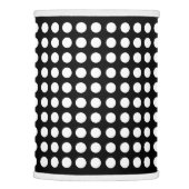 Black And White Polka Dot Lamp Shade (Right)