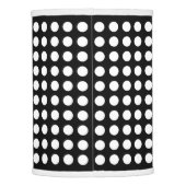 Black And White Polka Dot Lamp Shade (Back)