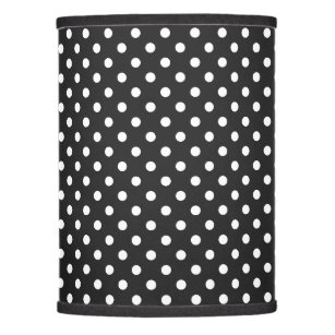 Black And White Polka Dot Lamp Shades Zazzle Black And White Polka Dot Pattern Lamp Shade
