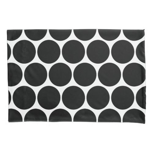 Black and White Polka Dot Pattern Pillow Case