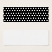 Black and White Polka Dot Pattern. Spotty. (Front & Back)