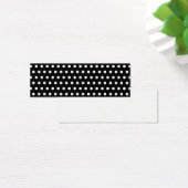Black and White Polka Dot Pattern. Spotty. (Desk)