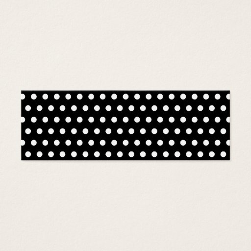 Customizable Black and White Polka Dot Pattern. Spotty. Business Card