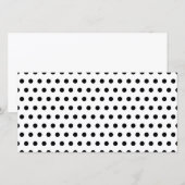 Black and White Polka Dot Pattern. Spotty. (Front/Back)