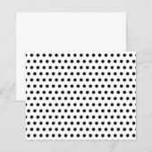 Black and White Polka Dot Pattern. Spotty. (Front/Back)