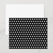 Black and White Polka Dot Pattern. Spotty. (Front/Back)