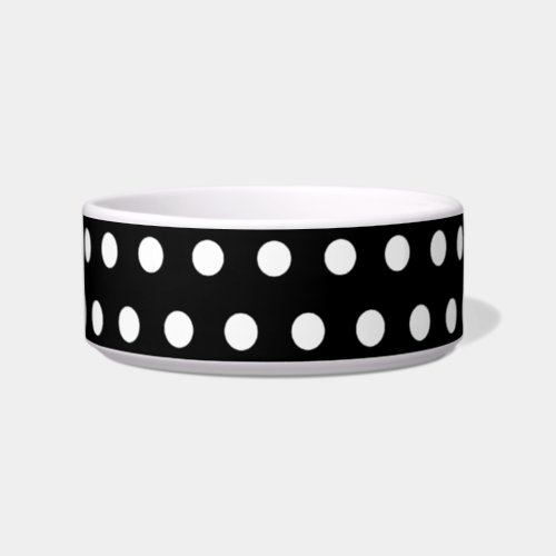 Black and White Polka Dot Pattern Spotty Bowl
