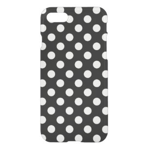 Black And White Polka Dot Pattern iPhone SE/8/7 Case