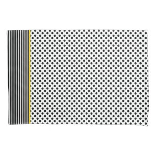 Black and White Polka Dot Pillow Case