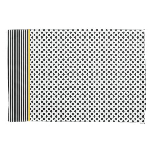 Black and White Polka Dot Pillow Case