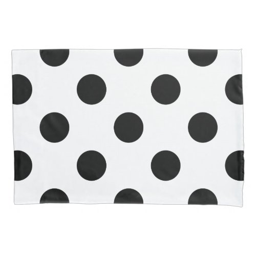 Black and White Polka Dot Pillow Case