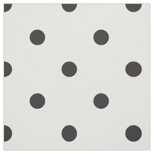 Black and White Polka Dot Pretty Pattern Fabric