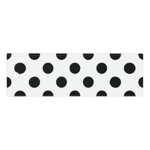 Black and White Polka Dot Ruler