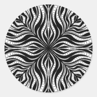 Black and White Polka Dot Sticker