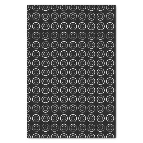 Black and White Polka Dot Tissue Paper