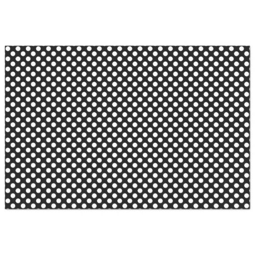 Black and White Polka Dot Tissue Paper