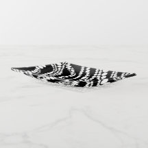 Black and White Polka Dot Trinket Tray