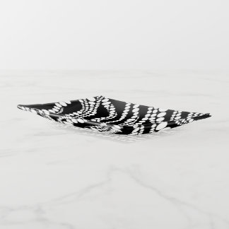 Black and White Polka Dot Trinket Tray