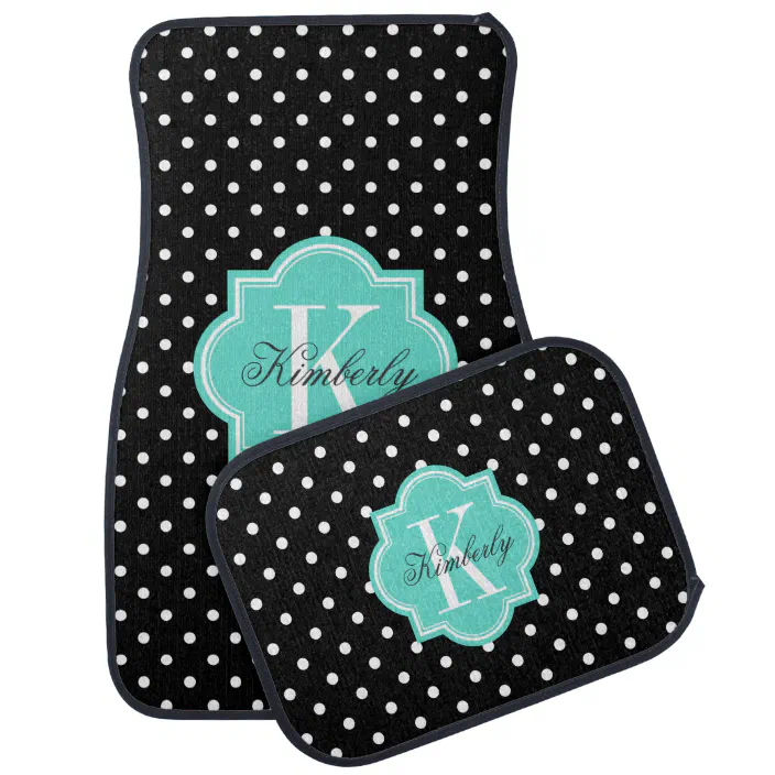 monogram floor mats