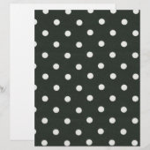 Black and White Polka Dots (Front/Back)