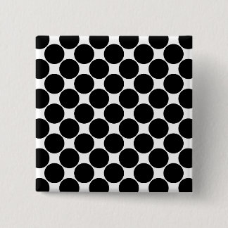 Black and white polka dots 2. button
