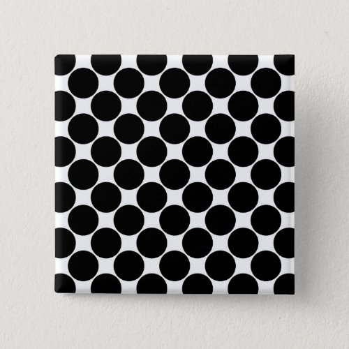 Black and white polka dots 2 button