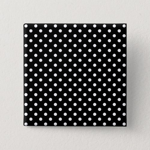Black and white polka dots 3 button