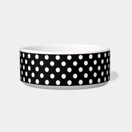 Black and White Polka Dots Bowl