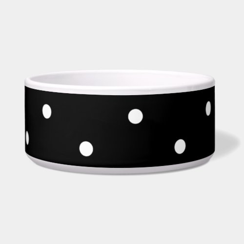 Black and White Polka Dots Bowl