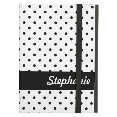 Black And White Polka Dots Case For Ipad Air