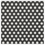 Black and White Polka Dots Fabric