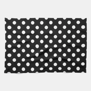 Black And White Kitchen Hand Towels Zazzle