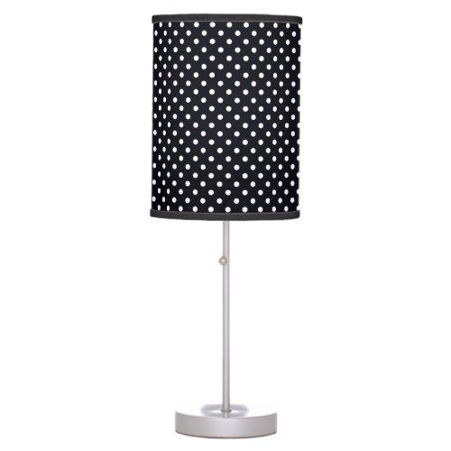 Black and White Polka Dots Lamp