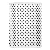 Black and White Polka Dots Pattern Lamp Shade (Right)