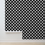 Black and White Polka Dots, Polka Dot Pattern Wallpaper<br><div class="desc">Cute,  fun and adorable polka dot pattern in black and white color. Modern and trendy gift,  perfect for the polka dots lover in your life.</div>