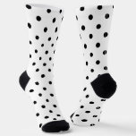 Black And White Polka Dots Socks