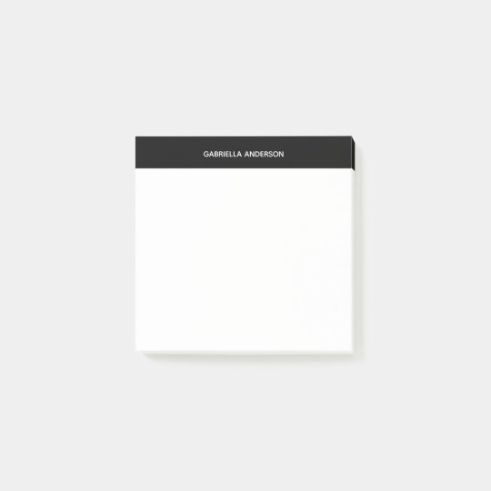 Black and White Postit Notes