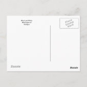 Black And White-postcard Postcard | Zazzle