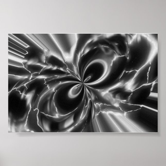 Black and White Poster (Front)