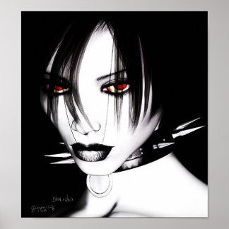 Black and White Poster