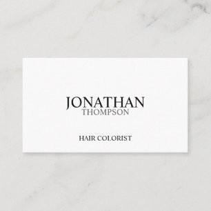 Black and White Professional Appointment Card